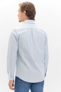 Cortefiel Camisa oxford rayas Kaki