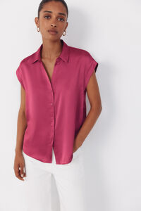 Cortefiel Camisa satinada