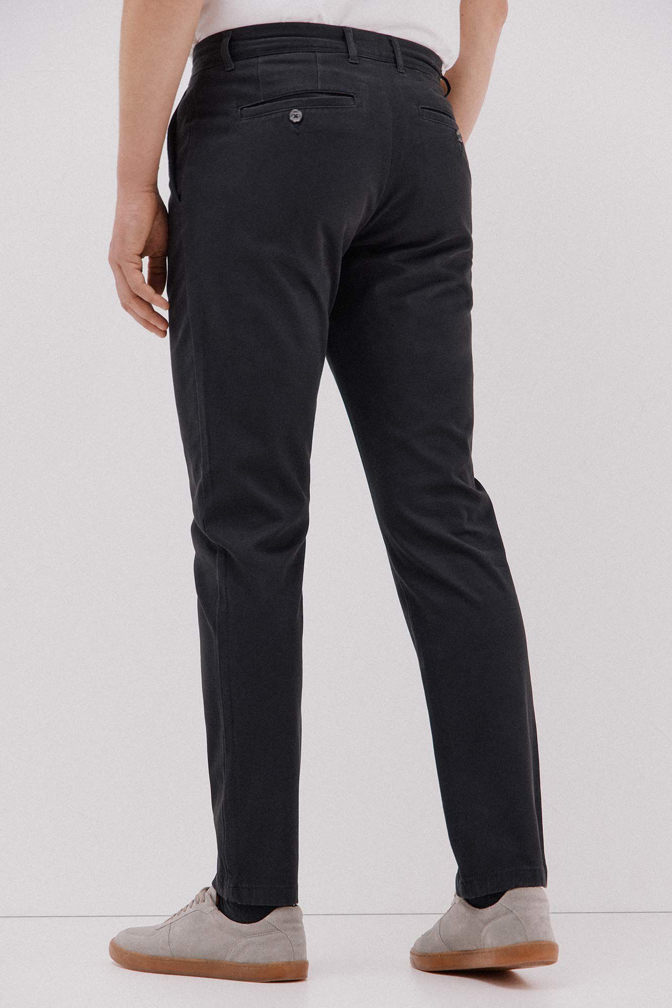 Cortefiel Pantal&oacute;n chino print slim Negro