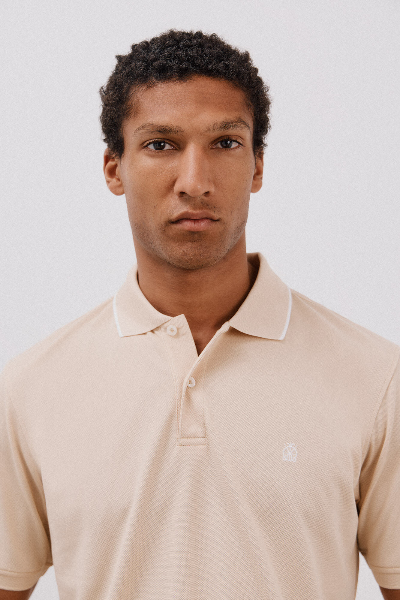 Cortefiel Polo coolmax&reg;  Beige