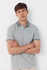 Cortefiel Polo oxford Gris