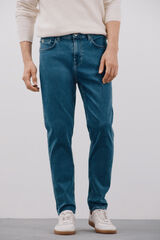Cortefiel Jeans ligero tapered fit Azul