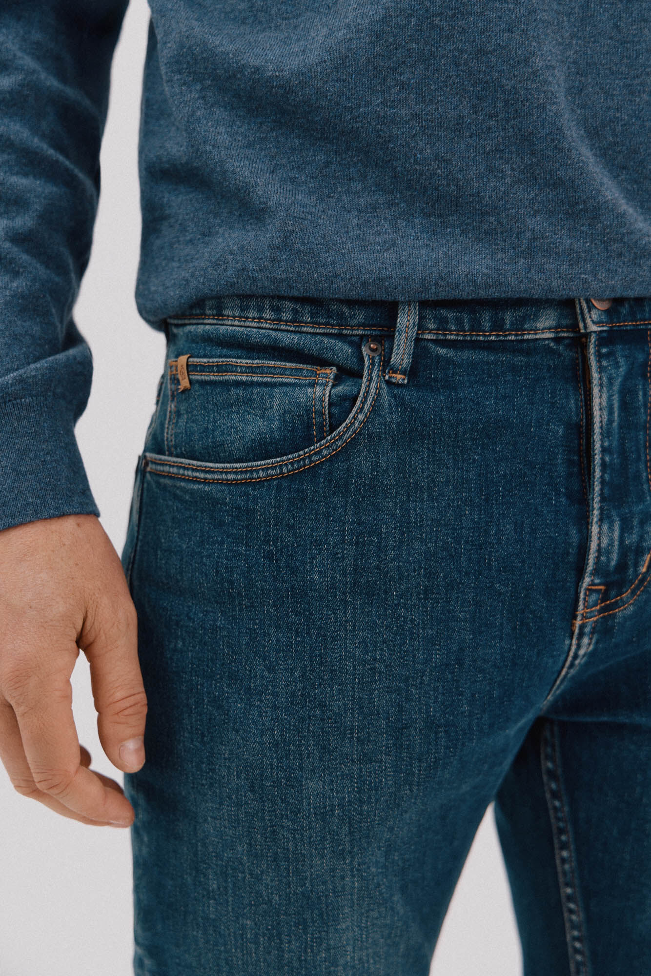 Cortefiel Pantal&oacute;n denim slim fit Azul