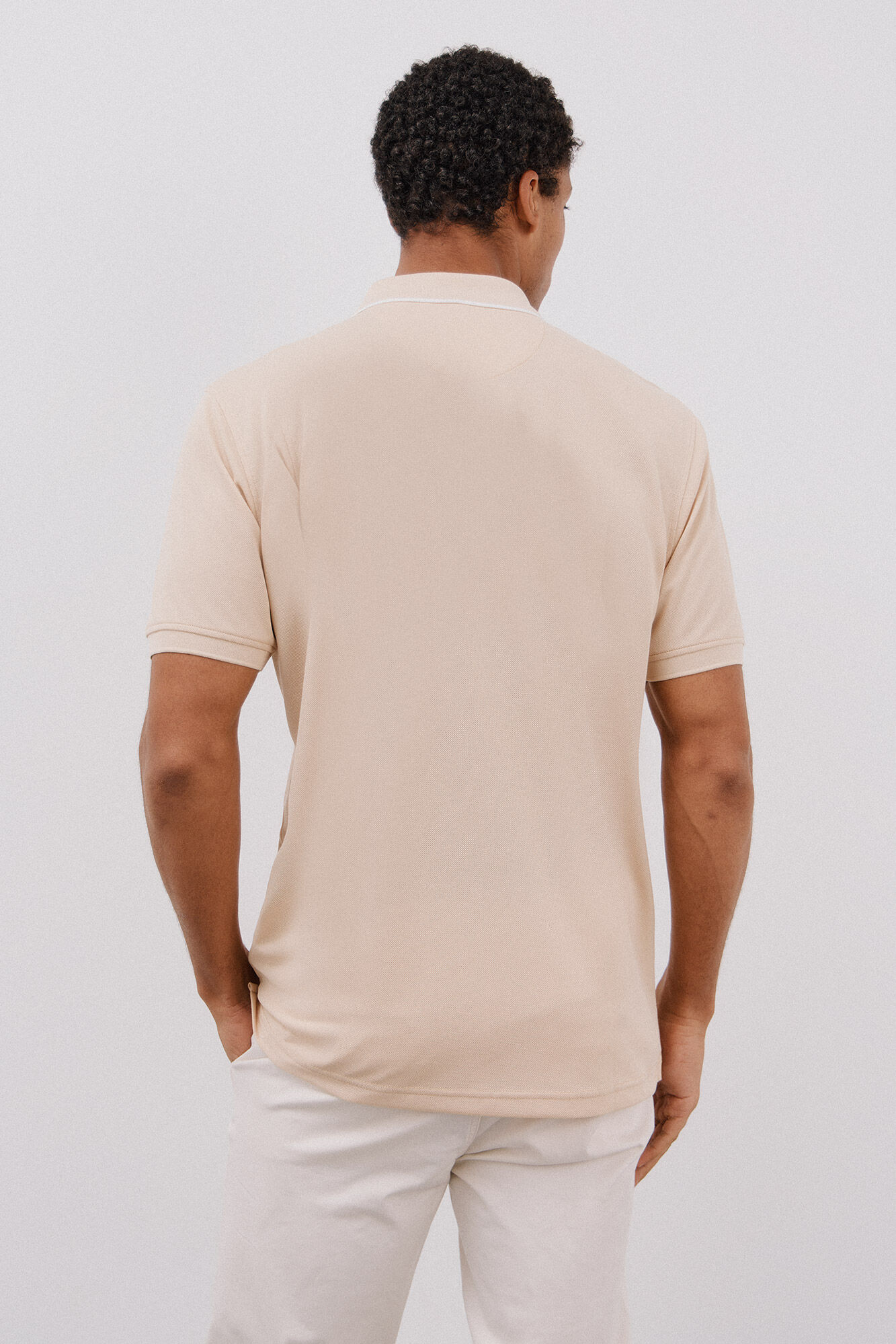 Cortefiel Polo coolmax&reg;  Beige