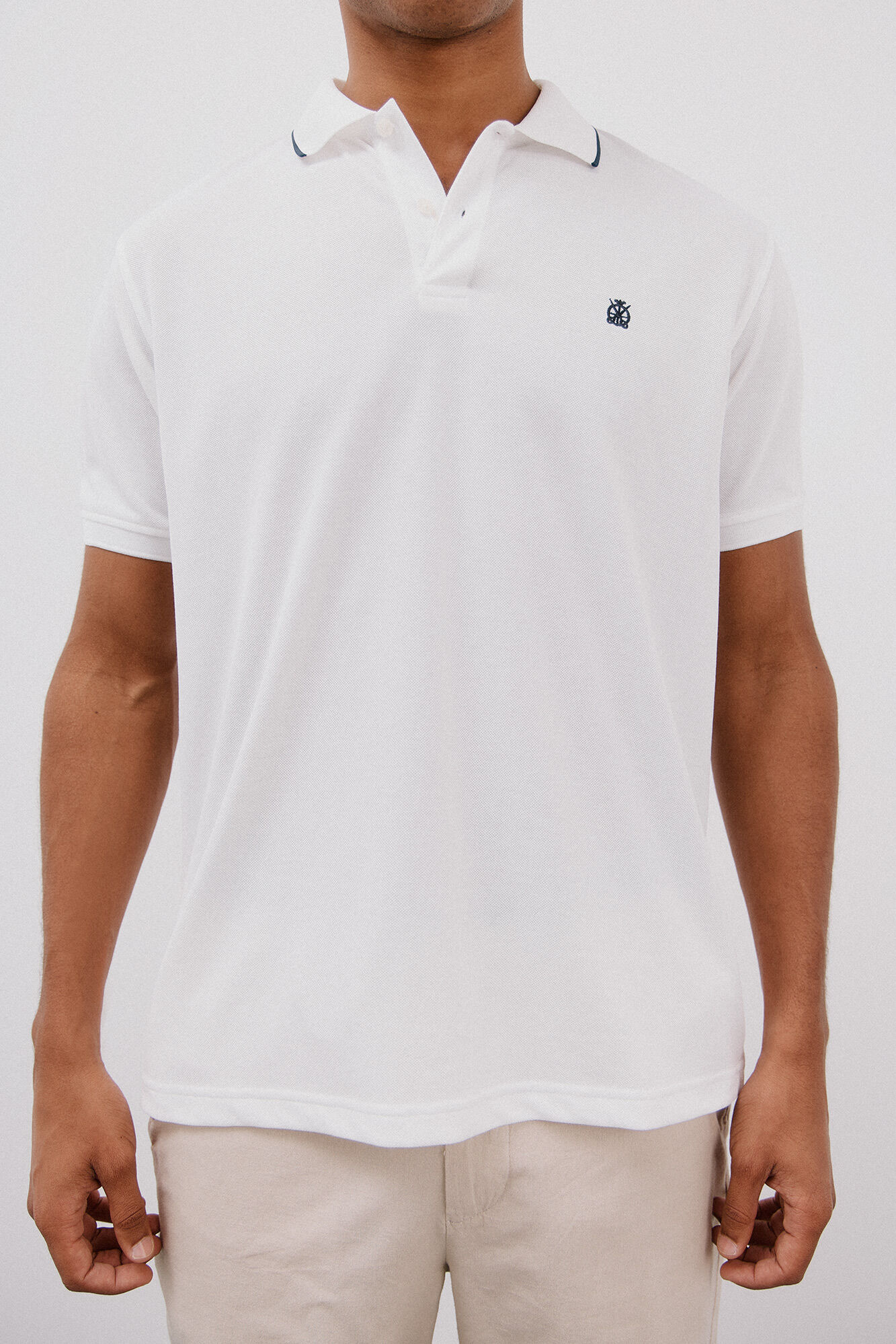 Cortefiel Polo coolmax&reg;  Blanco