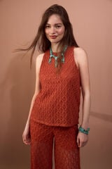 Slowlove Top estructura Naranja