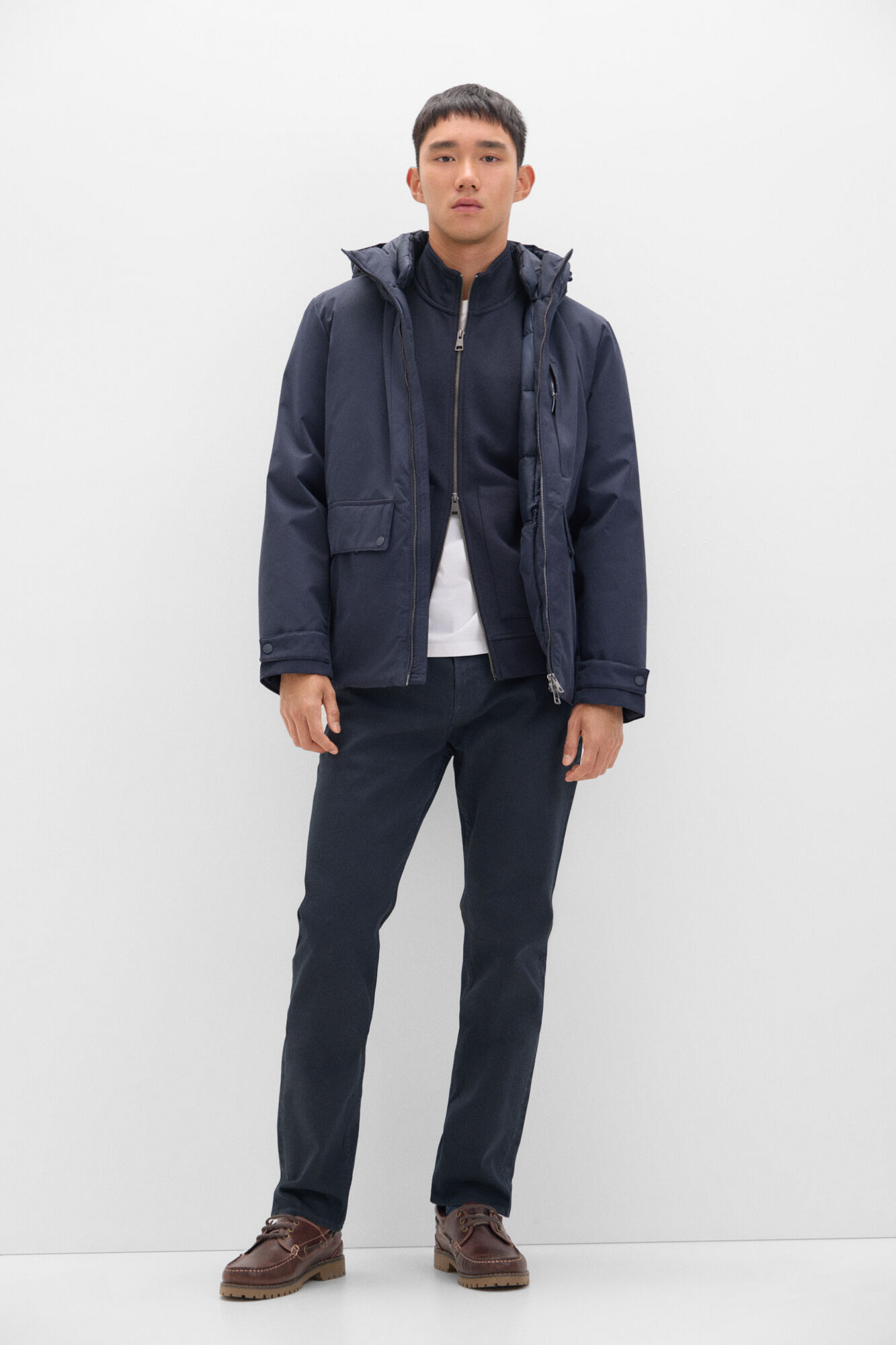 Cortefiel Pantal&oacute;n 5 bolsillos color regular fit