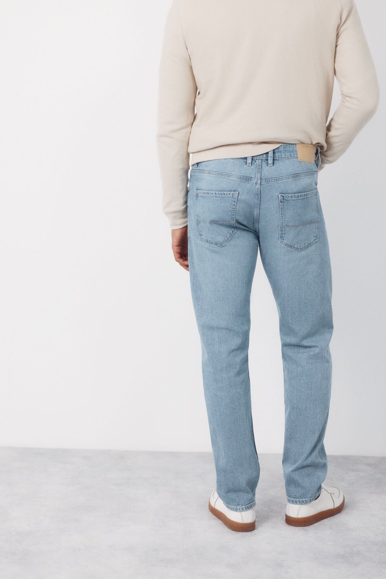 Cortefiel Pantal&oacute;n vaquero ligero regular fit Azul