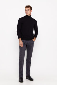 Cortefiel Pantalón denim regular fit coolmax Gris