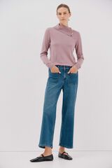 Cortefiel Pantalones marine bolsillos Azul