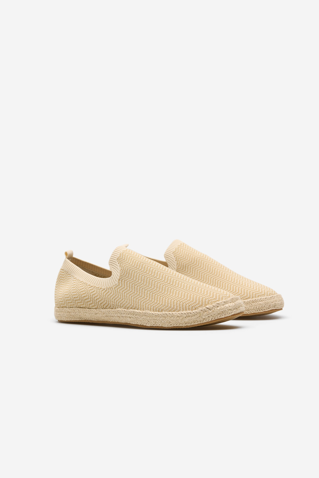 Cortefiel Alpargata tejido Beige