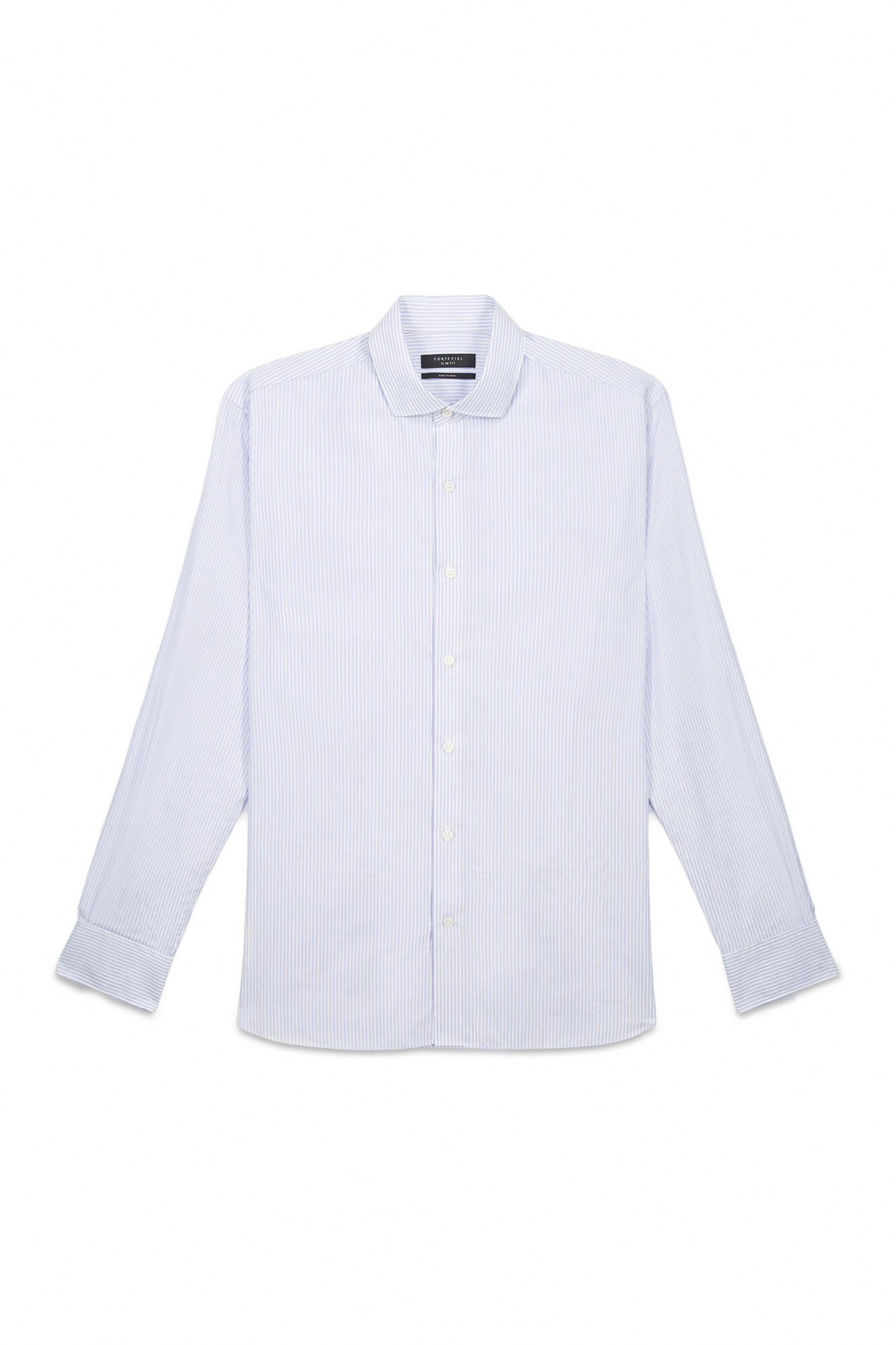 Cortefiel Camisa vestir rayas slim fit f&aacute;cil plancha