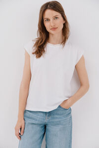 Cortefiel Playera escote pico