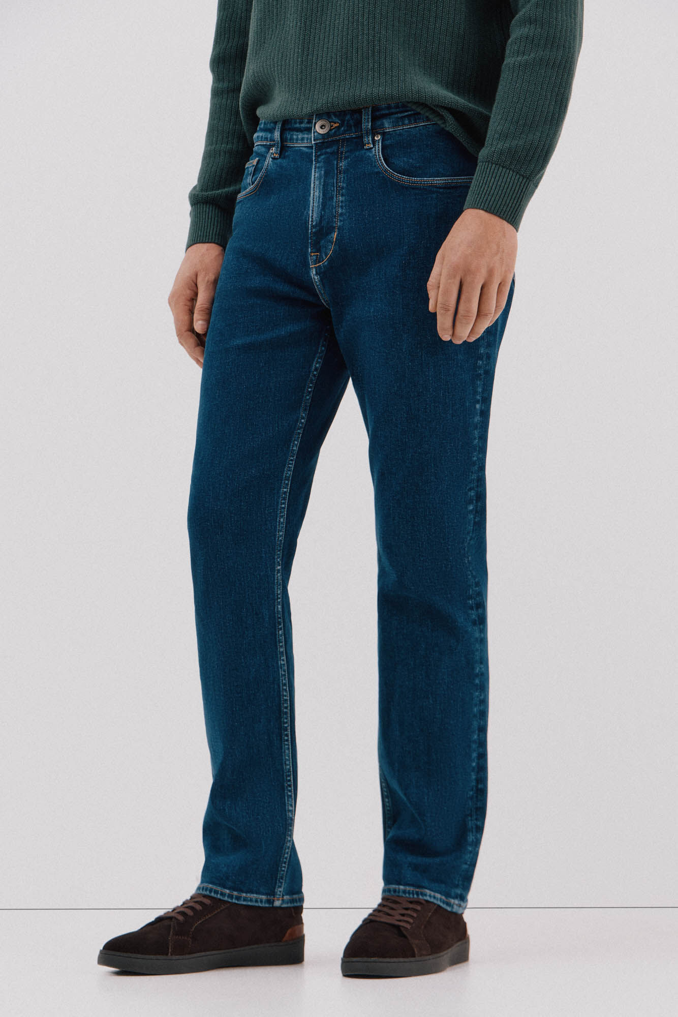 Cortefiel Pantal&oacute;n denim straight fit