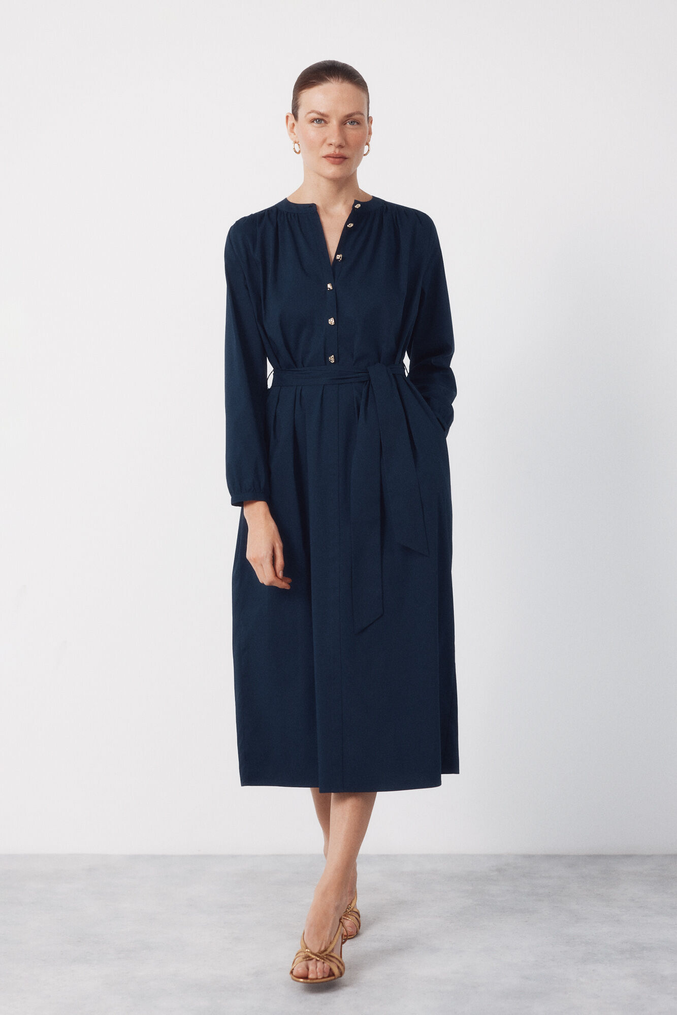 Cortefiel Vestido de popel&iacute;n