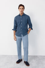 Cortefiel Pantal&oacute;n chino regular fit Azul