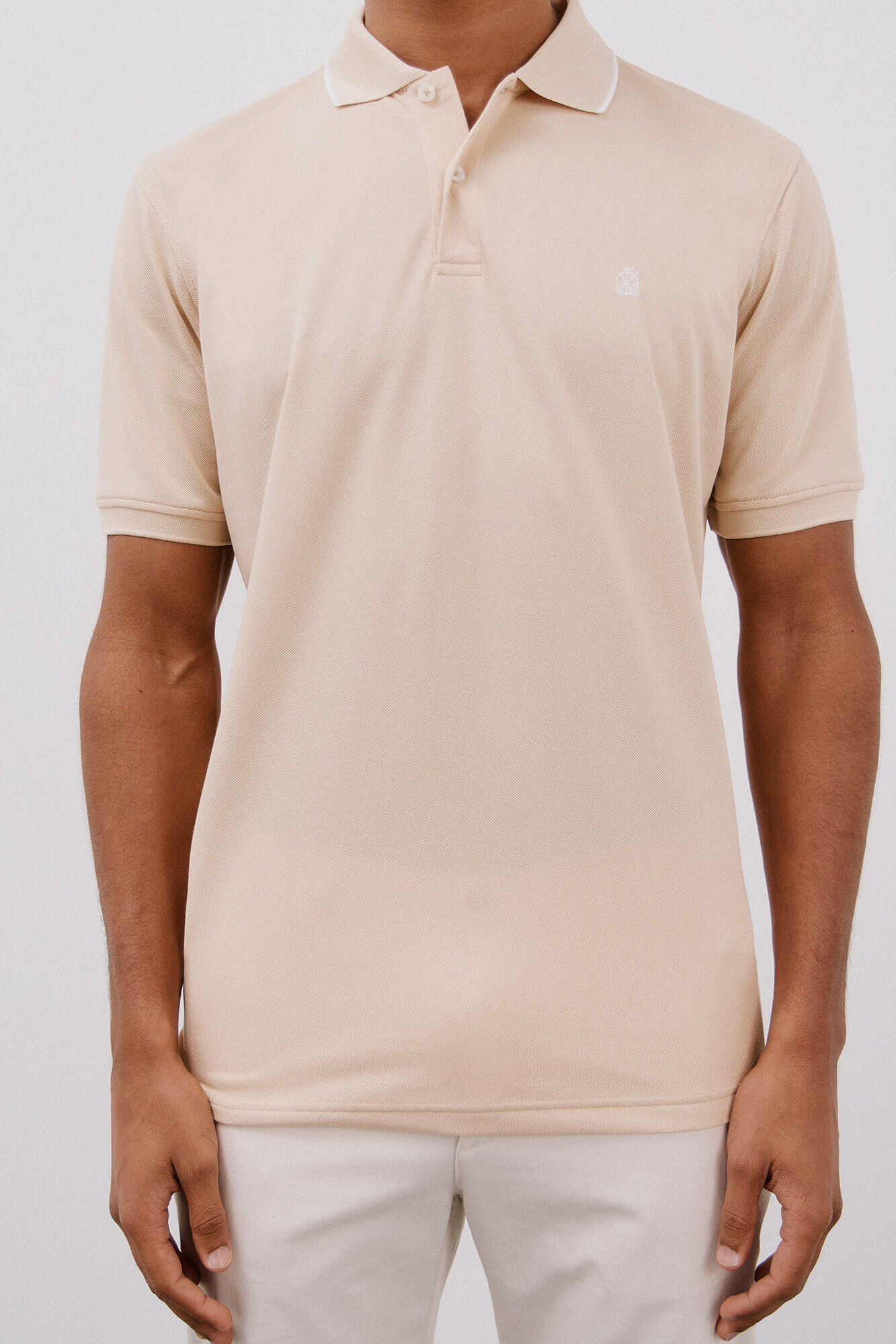 Cortefiel Polo coolmax&reg;  Beige