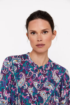 Cortefiel Blusa estampada Multicolor