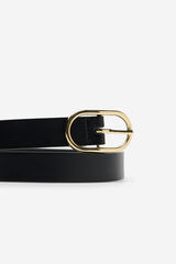 Cortefiel Classic pu belt Negro
