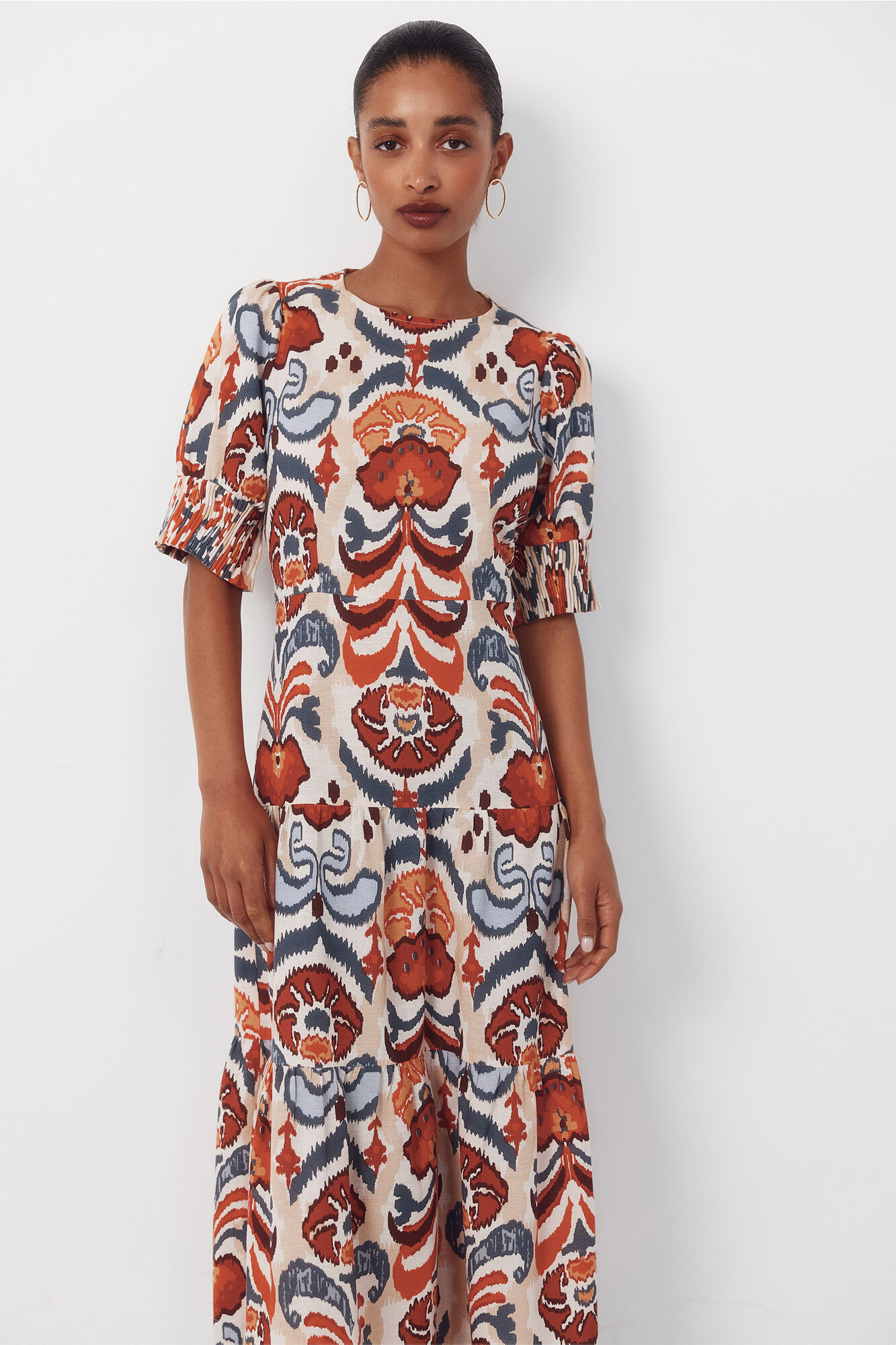 Cortefiel Blusa estampada Multicolor
