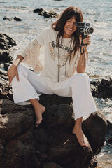 Slowlove Playera slowlove estampada Blanco