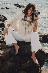 Slowlove Playera slowlove estampada