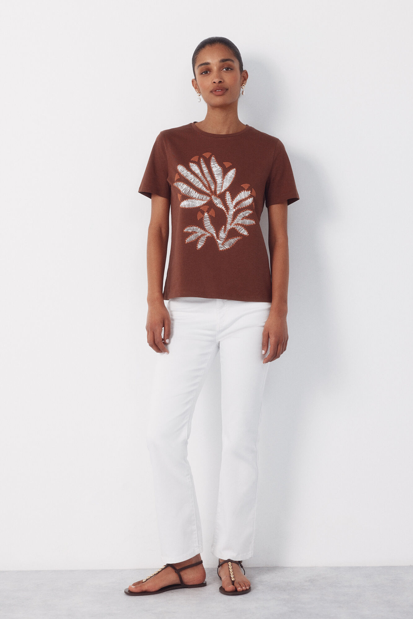 Cortefiel Playera estampada