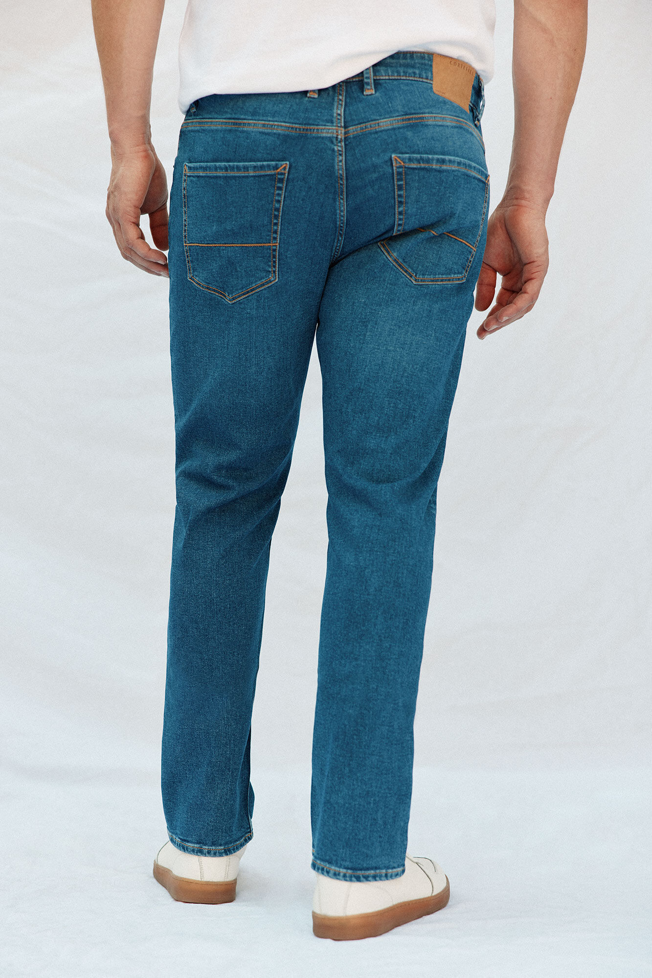 Cortefiel Pantal&oacute;n denim regular fit Azul
