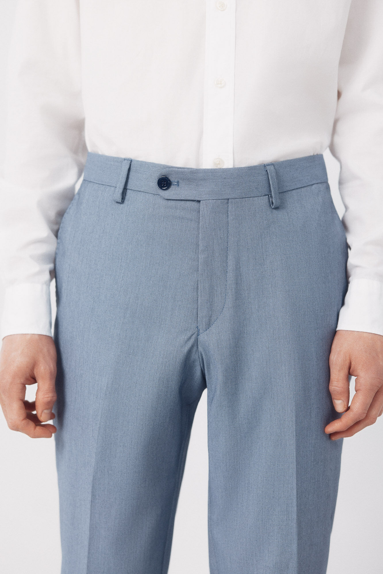 Cortefiel Pantal&oacute;n traje serreta Serie XXI azul Azul