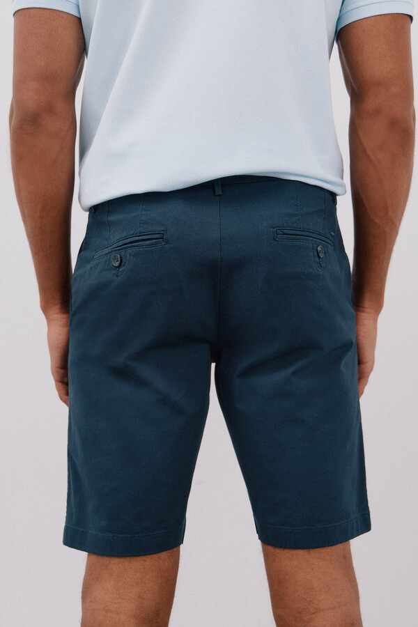 Cortefiel Bermudas chino Azul marino
