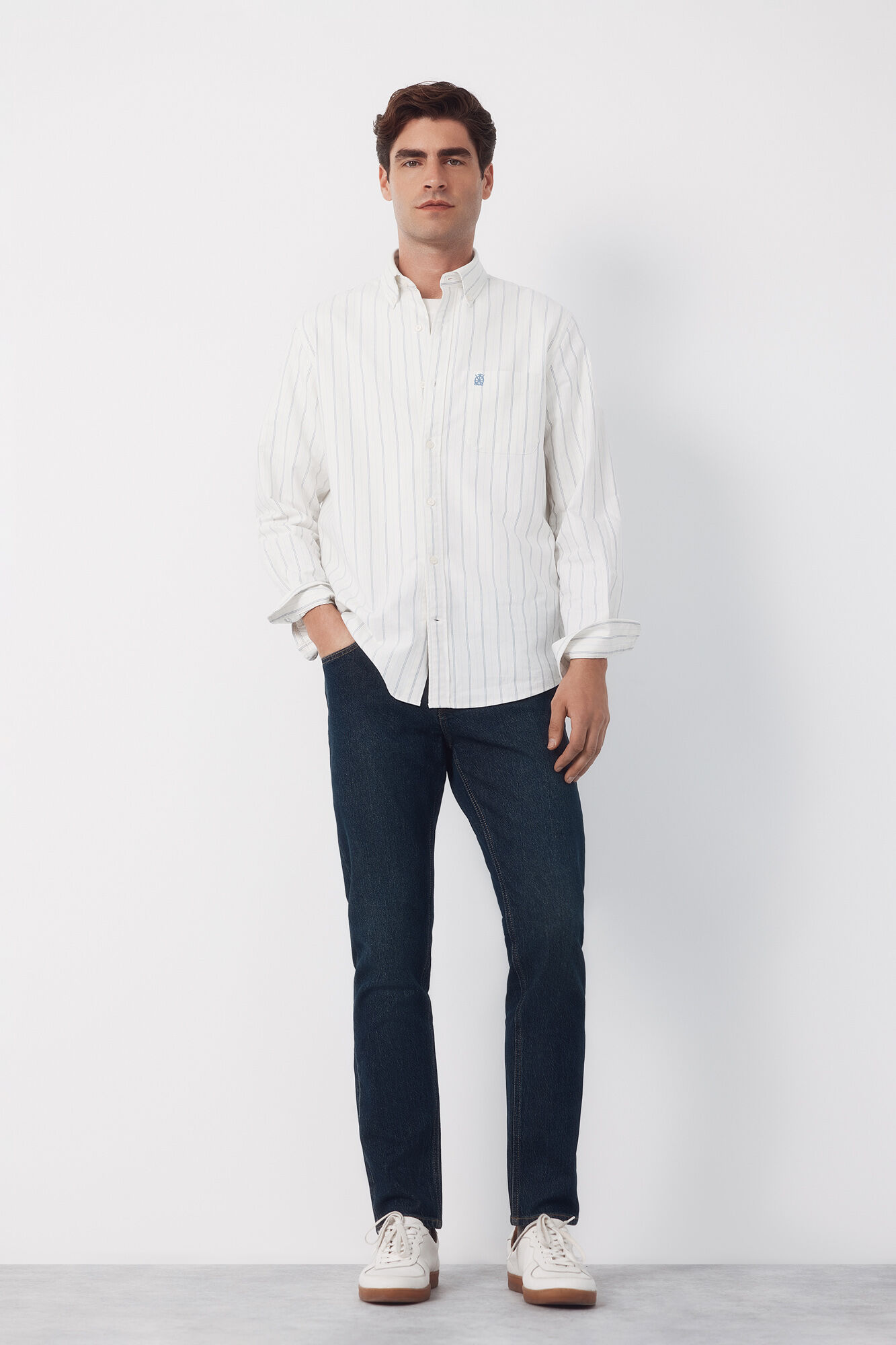Cortefiel Pantal&oacute;n vaquero slim fit Azul marino