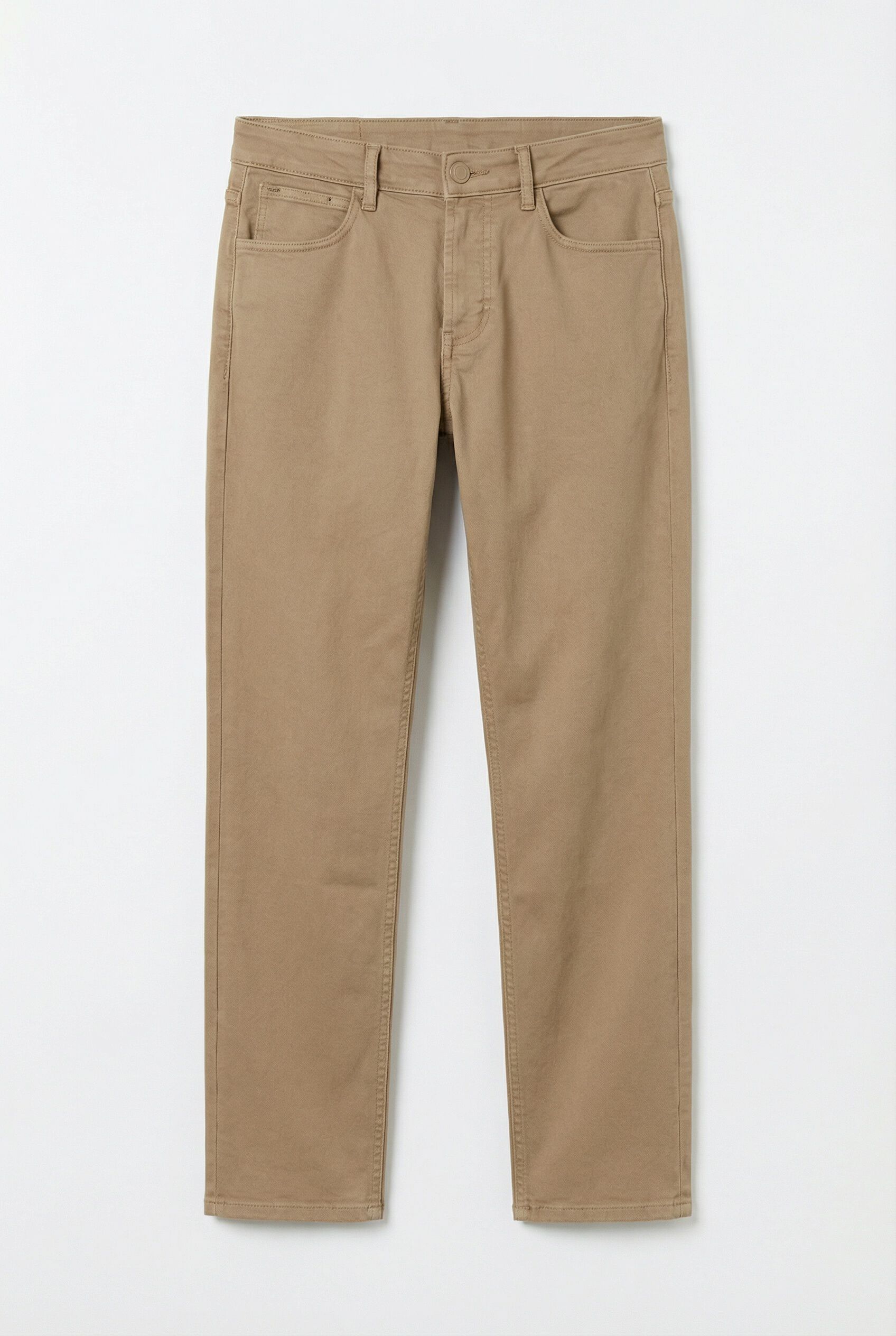 OOTO Pantal&oacute;n 5 bolsillos color slim Camel