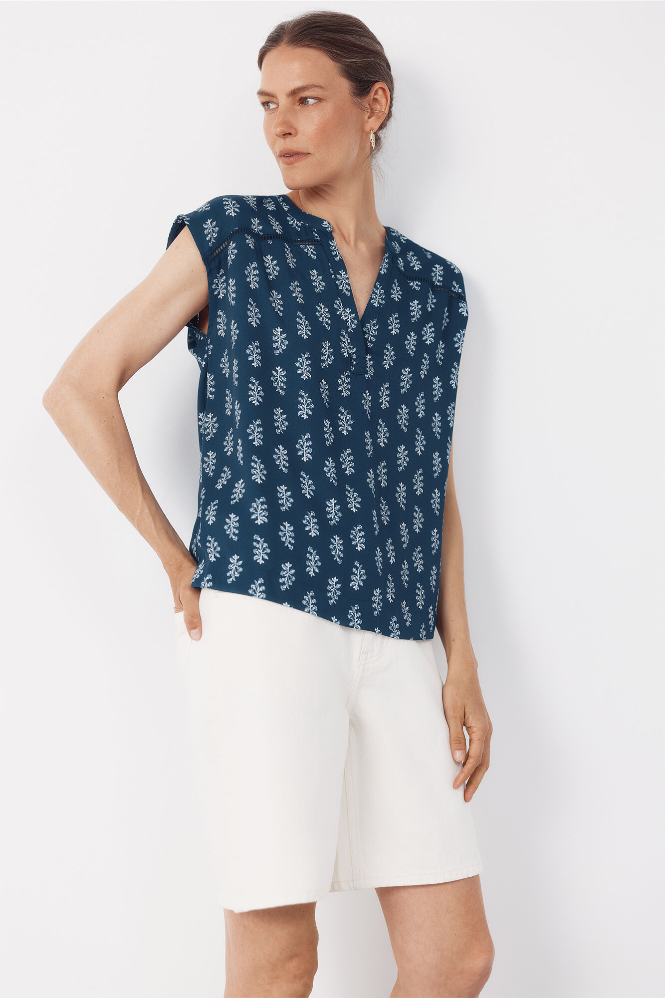 Cortefiel Blusa con encaje