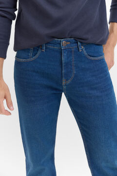 Cortefiel Pantalón vaquero regular fit dynamic Azul