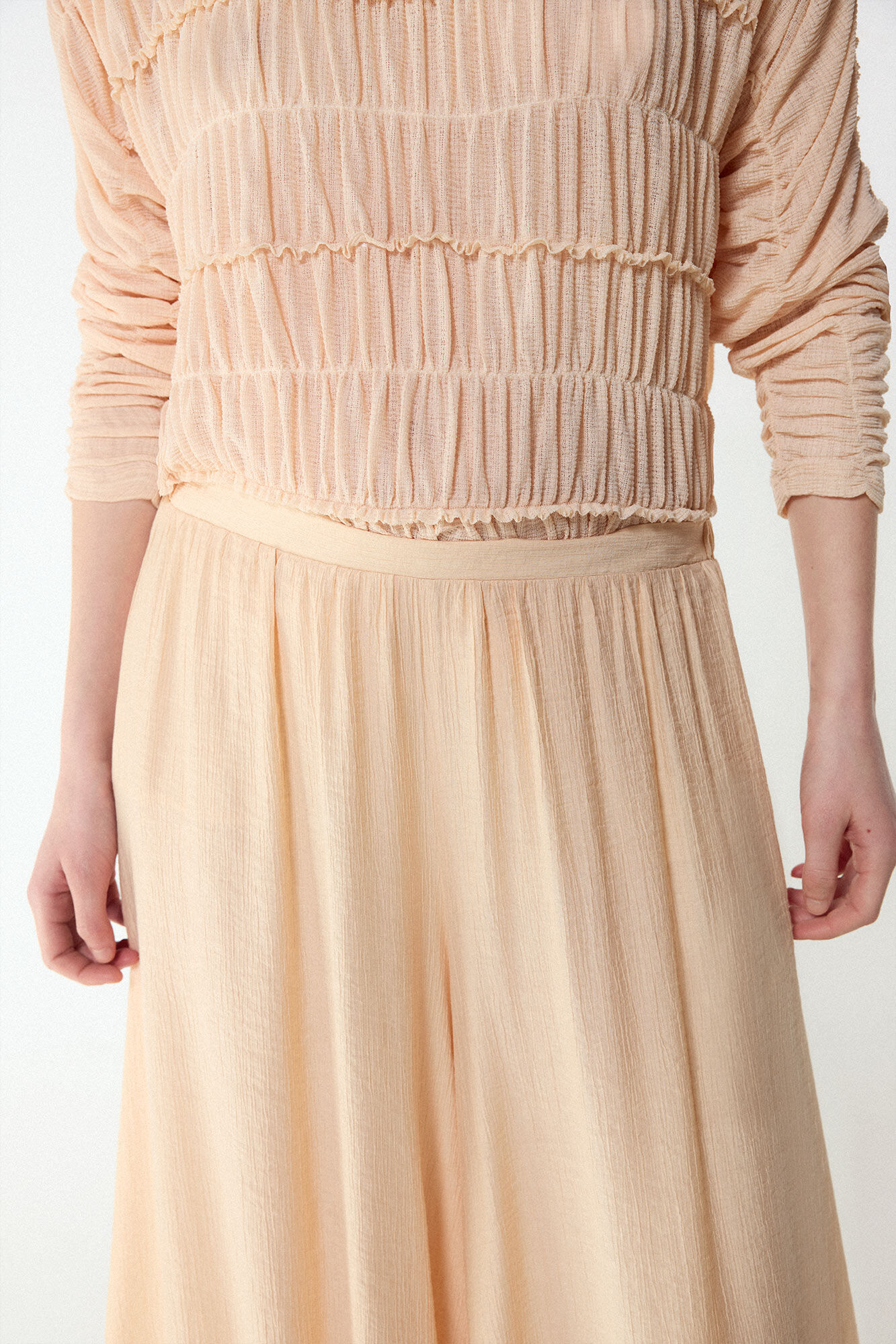 Slowlove Pantal&oacute;n corte bombacho Coral