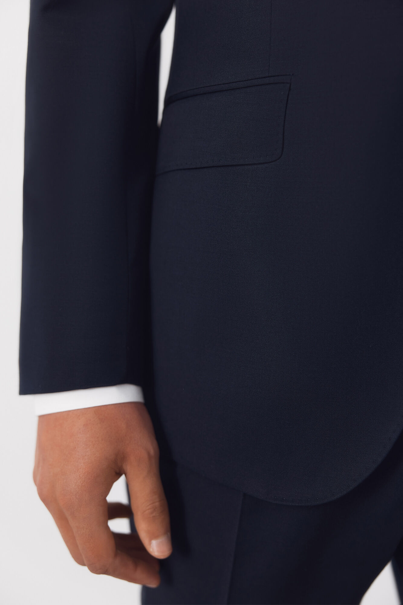 Cortefiel Americana de traje lisa COOLMAX&reg; Azul marino