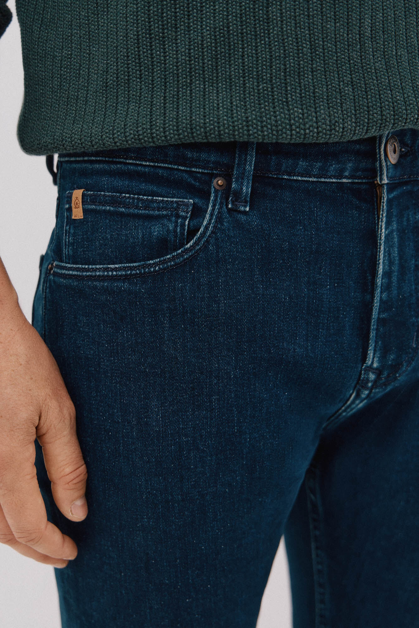 Cortefiel Pantal&oacute;n denim slim fit Azul marino