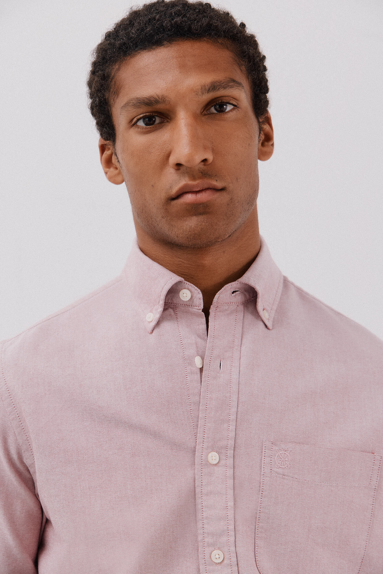 Cortefiel Camisa oxford lisa Rosa