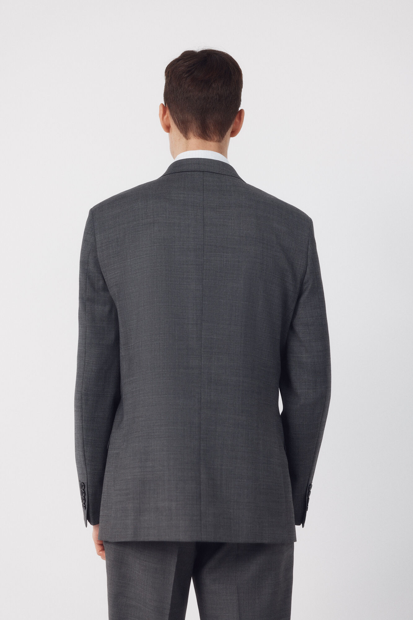 Cortefiel Americana traje dynamic estructura gris Gris oscuro