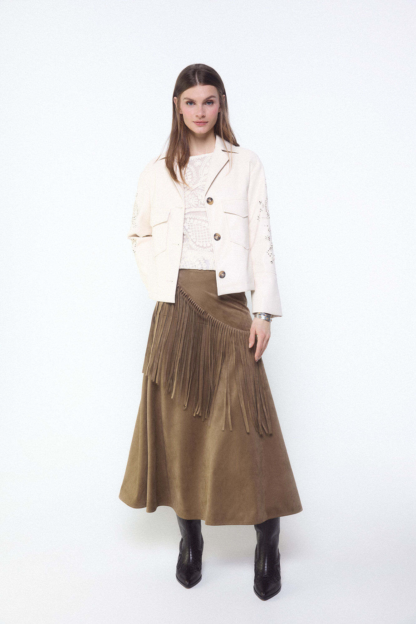 Slowlove Top crochet floral