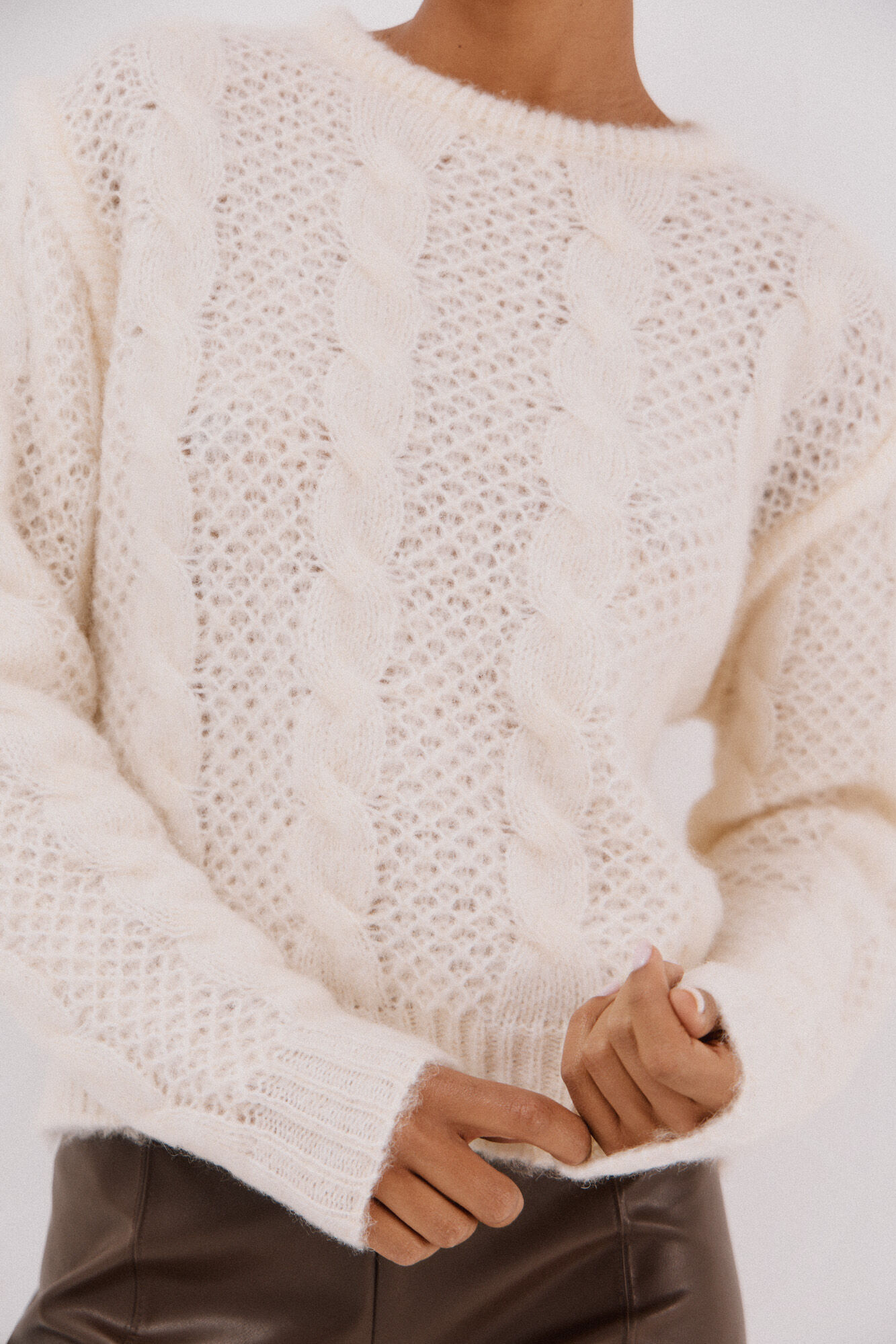 Cortefiel Su&eacute;ter tejido ochos.