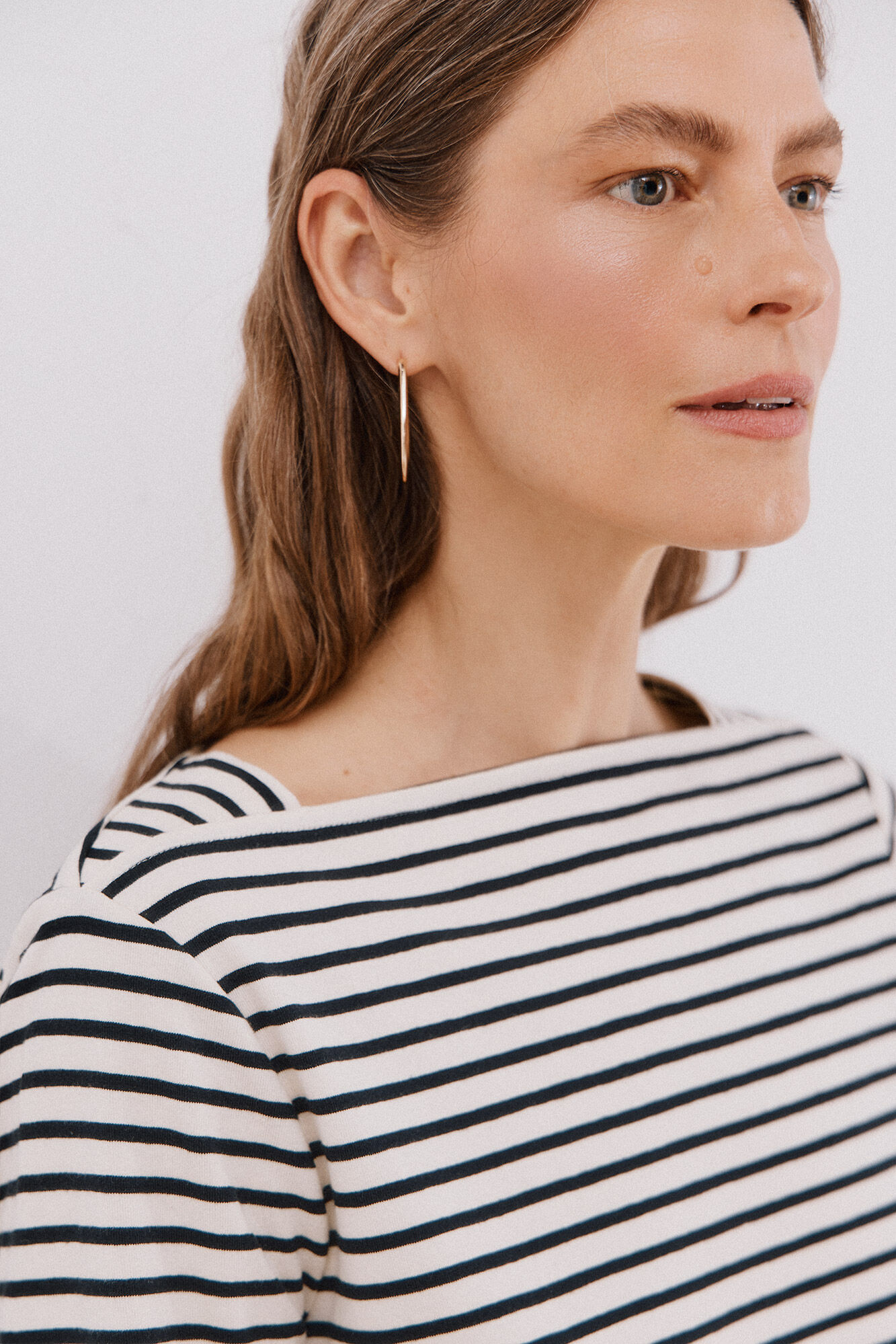 Cortefiel Playera b&aacute;sica barco Estampado blanco