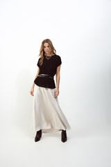 Slowlove Top vuelo Negro