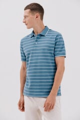 Cortefiel Polo de rayas Azul