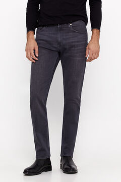 Cortefiel Pantalón denim regular fit coolmax Gris