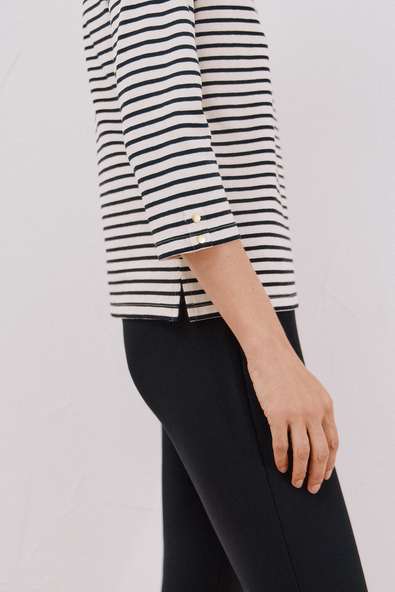 Cortefiel Playera b&aacute;sica barco Estampado blanco