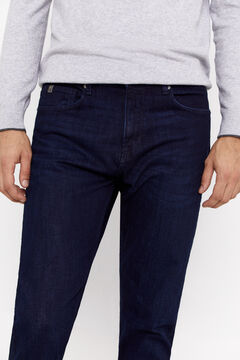 Cortefiel Pantalón denim regular fit coolmax Azul