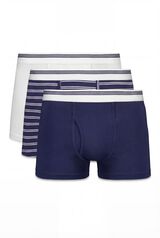 Cortefiel Pack 3 boxer punto Azul marino
