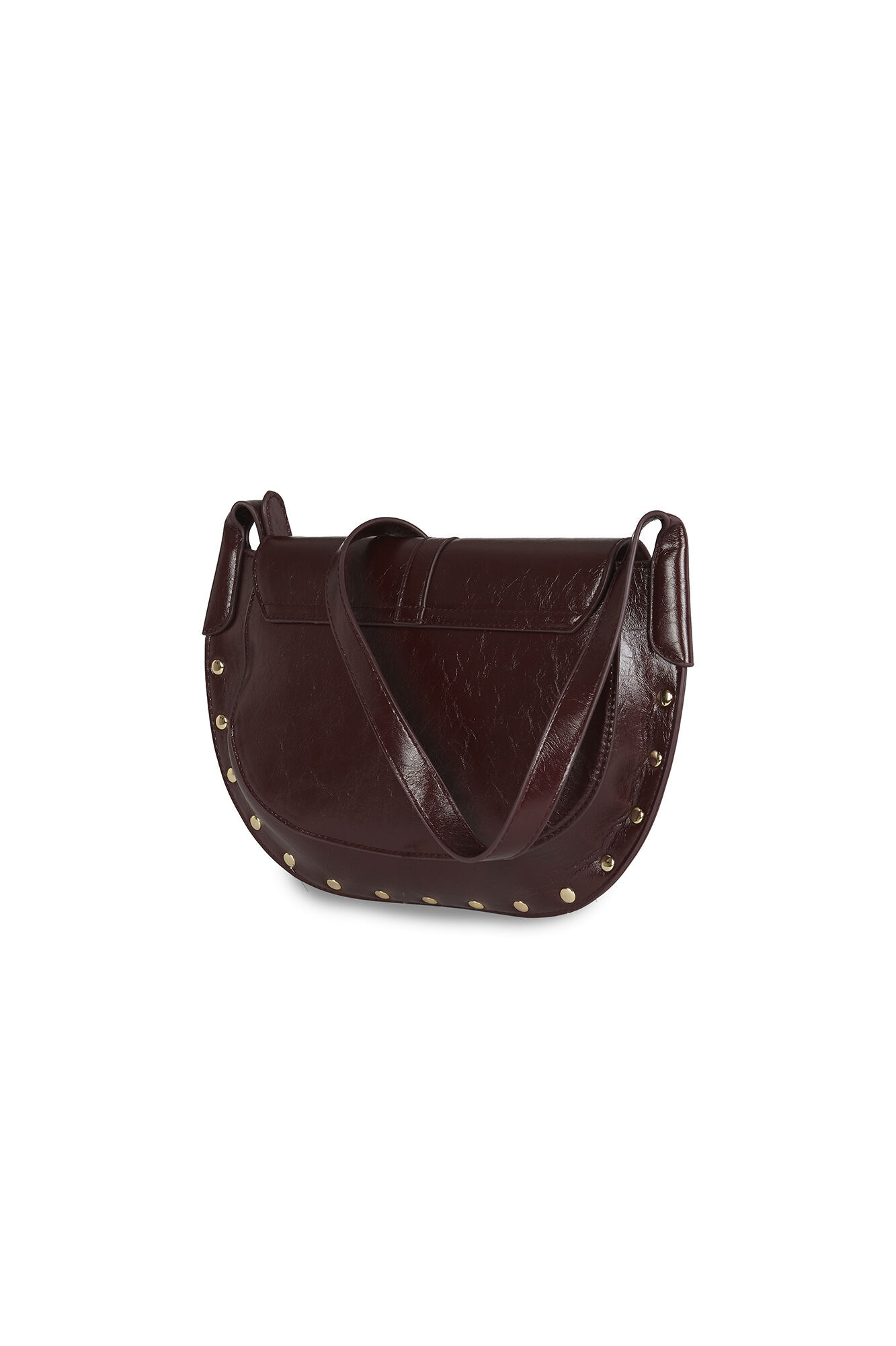 Cortefiel Bandolera solapa tacahs Granate