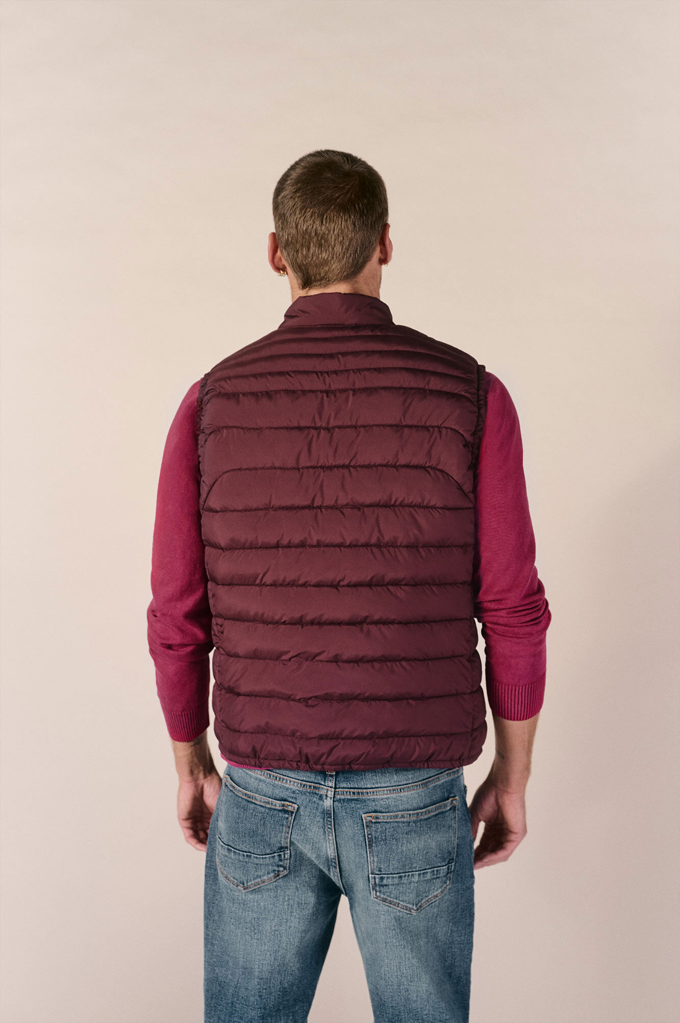 OOTO Chaleco acolchado ultralight Granate